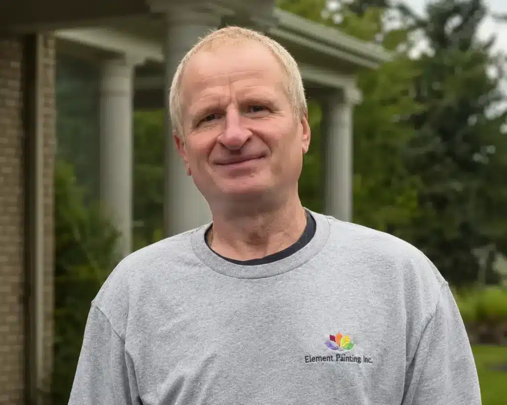 Derek, professional interior painter at Element Painting Inc., serving homeowners throughout Calgary.